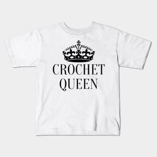 Crochet Queen Kids T-Shirt